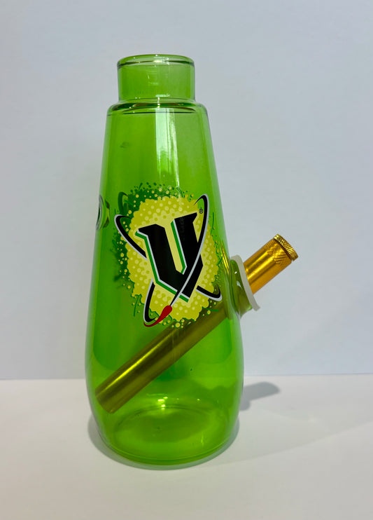 Green V Glass Bong