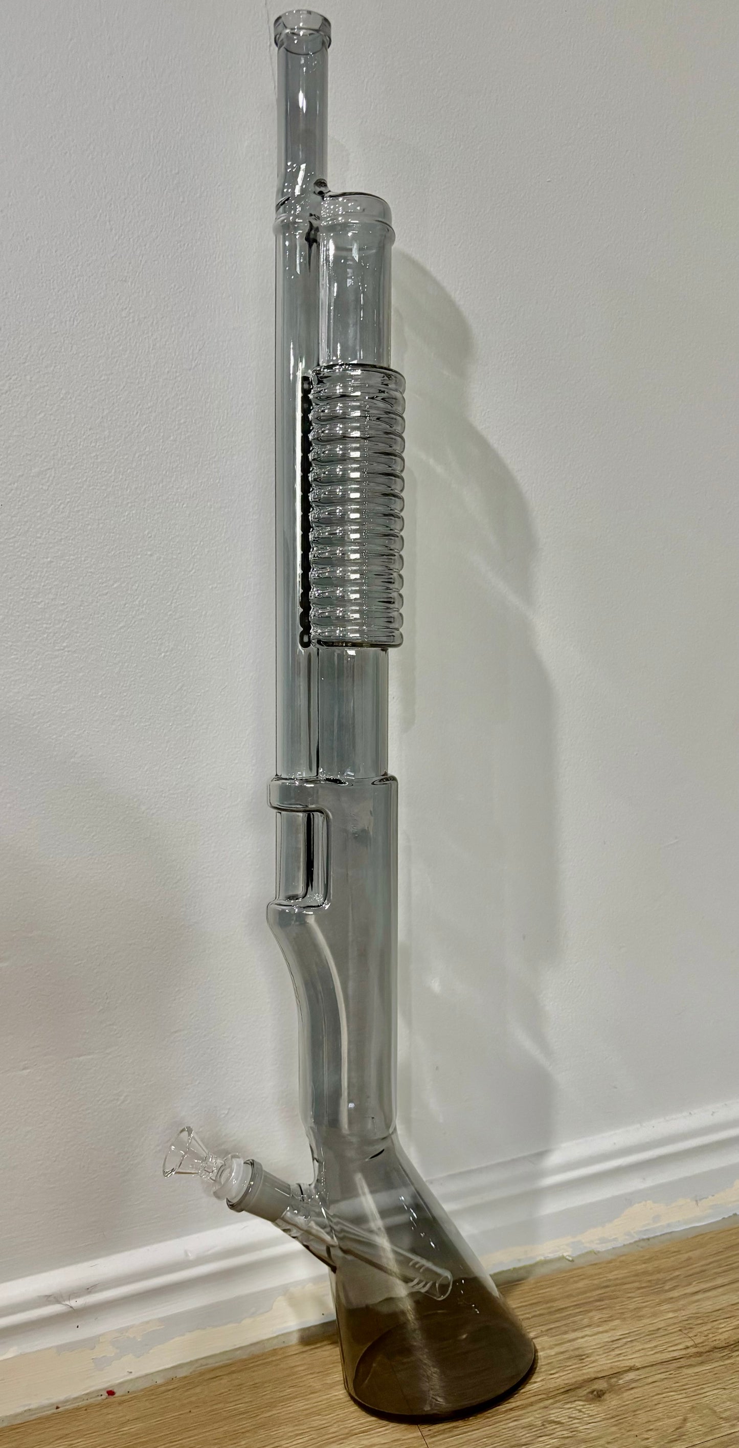 Large Shotgun Glass Bong